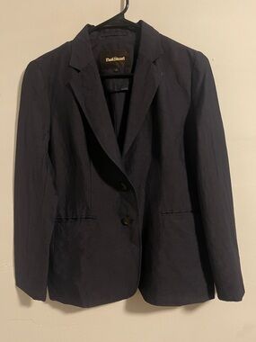 Paul Stuart Japanese Dark Navy Single-Breasted Women's Blazer